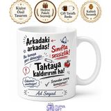 Tupya Gift Öğretmen Jargonu Yazılı Komik Kupa Bardak Öğretmenler Günü Hediye Özel Tasarım - Adet - Beyaz