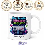 Tupya Gift Oyun Dergileri Pc Toplama Rehberi E-Spor Retro Oyunlar Temalı Kupa Bardak Hediye - Adet - Beyaz