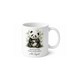 Tupya Gift Panda Figürlü Sevimli Baskılı Porselen Kupa Bardak Hediye