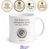 Tupya Gift Portre Fotoğrafçısı Stüdyo Çekimi Gözlerdeki Ifade Doğru Işık Temalı Kupa Bardak Hediye - Adet - Beyaz
