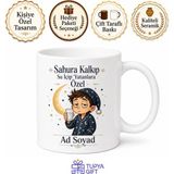Tupya Gift Sahura Kalkıp Su Içip Yatanlara Ramazan Ayı Uyku Sersemi Kupa Bardak Hediye - Adet - Beyaz