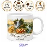 Tupya Gift Sakarya Karasu Plajı Poyrazlar Şelalesi Kabak Tatlısı Nehri Kupa Bardak Hediye