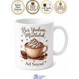 Tupya Gift Sıcak Çikolata Aşıklarına Mutluluk Hormonu Tatlı Kaçamak Kupa Bardak Hediye - Adet - Beyaz