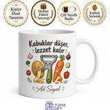 Tupya Gift Soyacak Kullananlara Patates Soyacağı Havuç Soyacağı Kabuk Soyucu Hediye Kupa Bardak - Adet - Beyaz