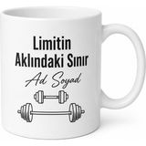 Tupya Gift Spor Salonuna Gidenlere Motivasyon Kupası Fitness Hediye Baskılı Kupa Bardak - Adet - Beyaz