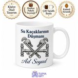 Tupya Gift Su Tesisatçısı Su Kaçaklarının Düşmanı Çay Kupası Hediye Bardak
