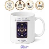Tupya Gift Tarot Kart Temalı Baskılı Kupa Bardak Tarot Severlere Özel Hediye