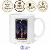 Tupya Gift Tarot Kartları Aşıklar Çizimli Ruh Eşini Bulan Şanslı Aşıklar Kupa Bardak Hediye