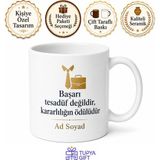 Tupya Gift Terfi Alınca Odası Değişenlere Yeni Yönetici Makam Kupası Hediye Bardak - Adet - Beyaz