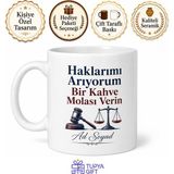 Tupya Gift Tüketici Hakları Hakem Heyeti Iade Iptal Adalet Temalı Kupa Bardak Hediye - Adet - Beyaz