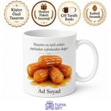 Tupya Gift Tulumba Tatlısı Temalı Baskılı Kupa Bardak Hediye Porselen Mug