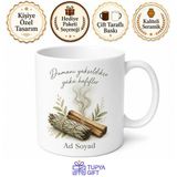Tupya Gift Tütsü Yakanlara Adaçayı Palo Santo Arındırıcı Ritüel Kupa Bardak Hediye