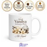 Tupya Gift Vanilya Kullananlara Şekerli Vanilin Çubuk Vanilya Kokulu Mutfak Kupa Bardak Hediye