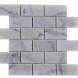 TUQCO Natural Stone Doğal Taş Duvar Paneli Carrara Mermer Mozaik Eskitme 5 x 10 Brick Fileli Backsplash, Yüzey Döşeme,