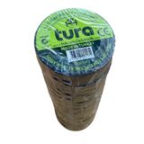 Tura Izole Bant - Pvc Elektrik Izolasyon Bandı - Siyah - 10lu