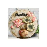 TuraLazerKesim Hoş Geldiniz MDF Kapı Süsü | Askılı, Silinebilir, UV Baskılı Dekoratif 8