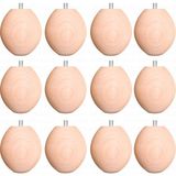 Turan Ahşap Ahşap Koltuk Ayağı -Baza Ayağı - Ünite Ayağı - 12 cm