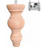 Turan Ahşap Baza Ayağı -Ünite Ayağı-Ahşap Ayak - 20 cm