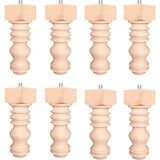 Turan Ahşap - Koltuk Sehpa Baza Mobilya Ayağı Uzunluk 25 Cm/çap: 5.5 cm - 15 cm