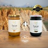 Turan Bal & Yöresel İkili Paket Tahin & Pekmez | %100 Doğal Tahin Pekmez Seti | Geleneksel Lezzet | Kahvaltılık Enerji Paketi - 1,65 kg