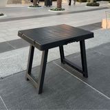 Turan home Katlanabilir Plastik Kamp ve Piknik Masası, Antrasit, 50x40 cm, Modern, Tutma Yerli, Poşet Takma Yerli