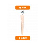 turanahşap Ahşap Mobilya Ayağı- Sehpa Ayağı- Puf Ayağı- Tv Ünite Ayağı (UZUNLUK 25 CM)