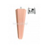 turanahşap(127) turanahşap Altıgen Koltuk Ayağı - Baza Ayağı - Ünite Ayağı- Uzunluk: 20 cm Çap: 5.5 cm ahşap