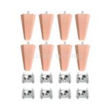 turanahşap(140) turanahşap Altıgen Ahşap Koltuk Ayağı - Baza Ayağı - Ünite Ayağı- Uzunluk: 12 cm Çap: 5.5 cm ahşap