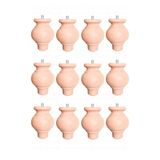 turanahşap(208) turanahşap Ahşap Ayak - Baza Ayağı - Koltuk Ayağı/Uzunluk : 12 Cm/Çap: 7.5 Cm Ahşap