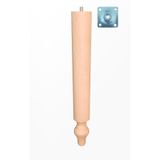 turanahşap(220) turanahşap Sehpa Ayağı - Sandalye Ayağı- Puf Ayağı- Ahşap Ayak/Uzunluk: 50 Cm Çap: 5.5 Cm kahverengi