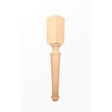 turanahşap(222) turanahşap Sehpa Ayağı - Sandalye Ayağı- Puf Ayağı- Ahşap Ayak/Uzunluk: 50 Cm Çap: 5.5 Cm bej