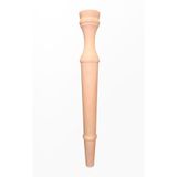 turanahşap(266) turanahşap Sehpa Ayağı - Sandalye Ayağı- Puf Ayağı- Ahşap Ayak/Uzunluk: 42 Cm Çap: 5.5 Cm bej