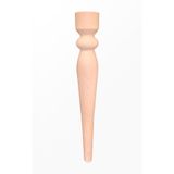 turanahşap(267) turanahşap Sehpa Ayağı - Sandalye Ayağı- Puf Ayağı- Ahşap Ayak/Uzunluk: 42 Cm Çap: 5.5 Cm bej