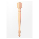 turanahşap(319) turanahşap Ahşap Masa Ayağı/Uzunluk: 75 Cm/Çap: 7.5 Cm bej