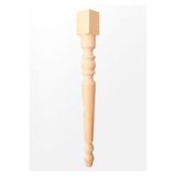 turanahşap(320) turanahşap Ahşap Masa Ayağı/Uzunluk: 75 Cm/Çap: 7.5 Cm Kahverengi