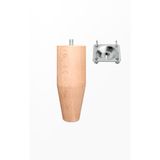 turanahşap(328) turanahşap Ham Ahşap Mobilya Ayağı/Uzunluk:16 Cm/Çap :5.5 Cm/Montaj Aparatıyla Birlikte Gönderim! Bej