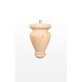 turanahşap(346) turanahşap Ham Ahşap Koltuk- Kanepe Ayağı Uzunluk: 15 Cm/kalınlık :9 Cm/kahverengi