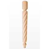 turanahşap(357) turanahşap Ahşap Masa Ayağı/Uzunluk: 75 Cm Çap:7.5 Cm bej