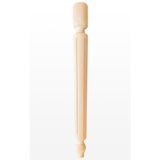 turanahşap(360) turanahşap Torna Masa Ayağı Fitilli Dekoratif Şık Tasarım/Uzunluk: 75 Cm Çap: 7.5 Cm bej