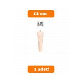 turanahşap(72) turanahşap Ahşap Mobilya Ayağı- Sehpa Ayağı- Puf Ayağı- Tv Ünite Ayağı (UZUNLUK 12 CM) ham ahşap