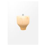turanahşap(82) turanahşap Koltuk Ayağı, Baza ayağı, Kanepe ayağı, Mobilya ayağı- Uzunluk: 12 cm/Kalınlık: 9.2 cm Kahverengi