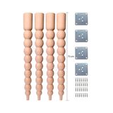 turanahşap(84) turanahşap Ahşap Masa Ayağı -uzunluk: 75 Cm/Kalınlık: 7.5 Cm Ham ahşap