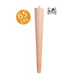 turanahşap(87) turanahşap Sehpa Sandalye Puf Ayağı Ahşap Uzunluk: 65 cm Çap 5.5 cm ham ahşap