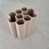 Turansoy Craft Hexagonal Masaüstü Organizer 10CM
