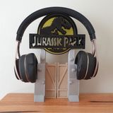 Turansoy Craft Jurassic Park Kulaklık Standı Kulaklık Askısı