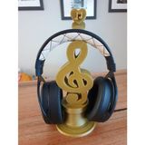 Turansoy Craft Müzik Nota Kulaklık Standı Kulaklık Askısı