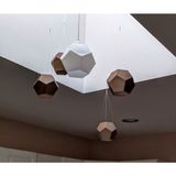 Turansoy Craft Origami Modern Sarkıt Avize (Tek Top) - Beyaz