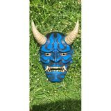 Turansoycraft Cadılar Bayramı Geleneksel Japon Hannya Maskesi Oni Maskesi Samuray Maskesi Dev Boy Giyilebilir