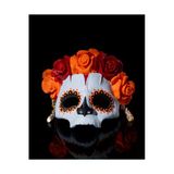 Turansoycraft Cadılar Bayramı Kalevera Maskesi Cadılar Bayramı Maskesi Halloween Maskesi 18Cm Giyilebilir