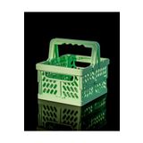 TuransoyCraft Çok Amaçlı Sert Plastik Kasa Alışveriş Sepeti Organizer Katlanabilir 15CM